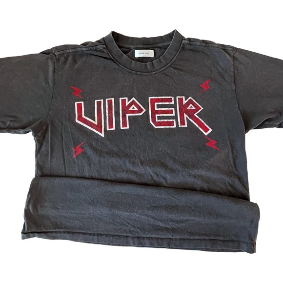 Anine Bing RARE Viper Tee Medium EUC M - Picture 1 of 8
